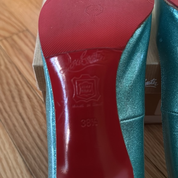 Christian Louboutin - Simple Pumps SL522 Blue US 8.5 - Picture 6 of 8